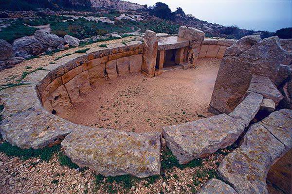 megalittiske helligdommer i Malta historie