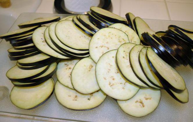 Aubergine med ris om vinteren