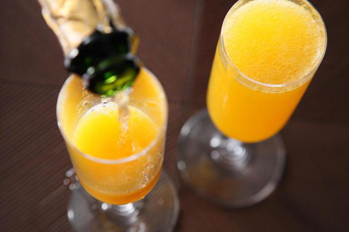 Cocktail "Mimosa": Luftglede