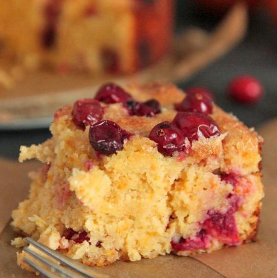 Pies med cowberry. Oppskriften på matlaging