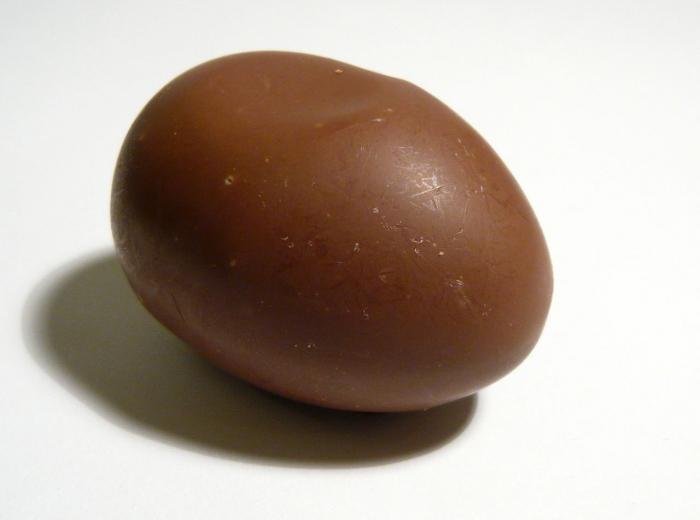 Sjokoladeegg: fordeler og ulemper. Sjokolade Egg 