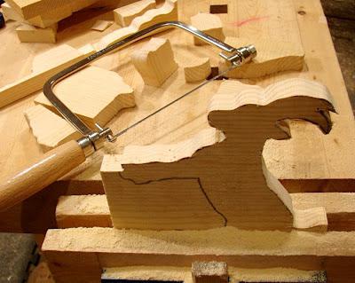 Woodcarving med en jigsaw