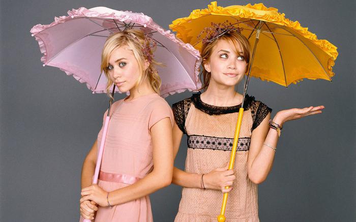 Ashley og Mary-Kate Olsen. Filmografi av tvillingsystrene