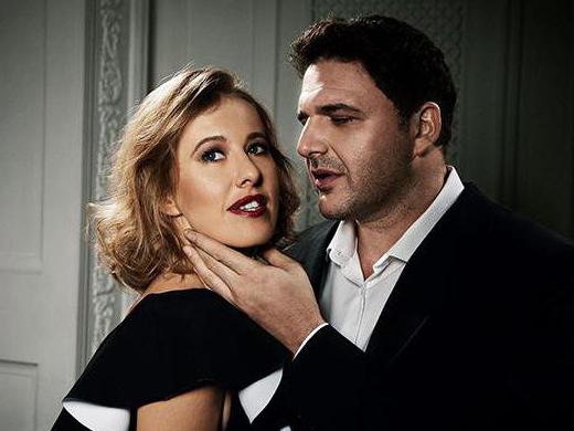 Xenia Sobchak og Maxim Vitorgan