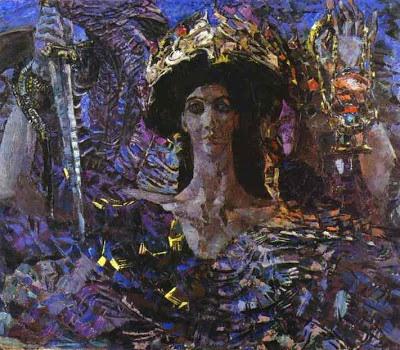 "Seraphim six-winged" og annen kunstnerisk arv av Mikhail Vrubel