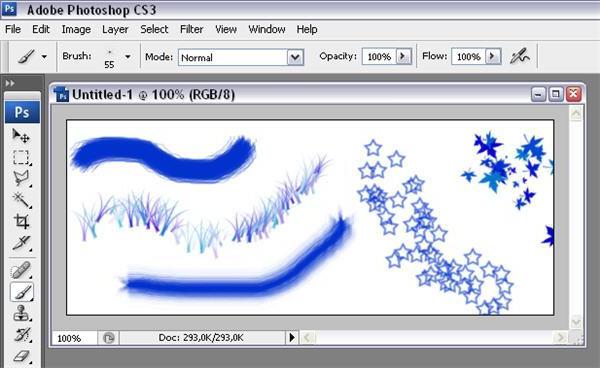 Slik installerer du børster i Photoshop: detaljerte instruksjoner