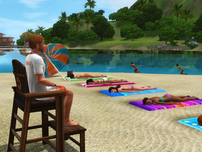 sims 3 paradis øyer