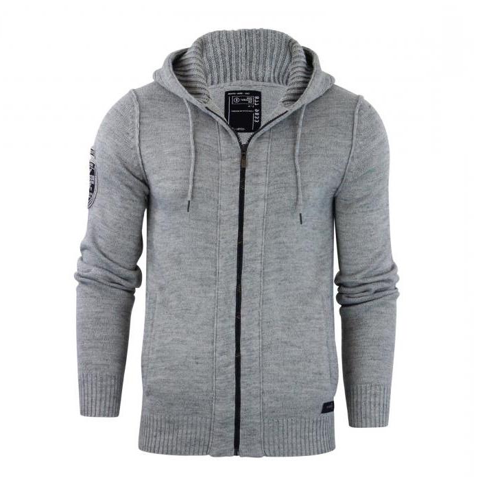 cardigan for menn med hette