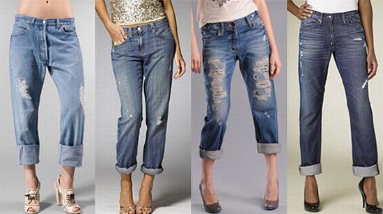 Trendy kjæreste jeans
