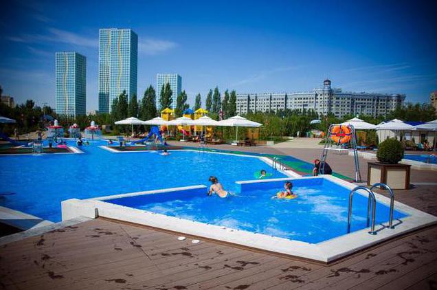 Aquapark of Astana: høyverdig hvile på naturen i sentrum av byen