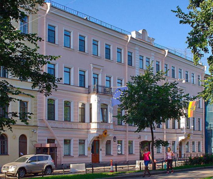 hvordan komme til tysk konsulat i St. Petersburg